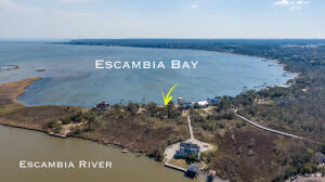 Waterfront Pensacola land for sale in Mackey Cove waterfront community